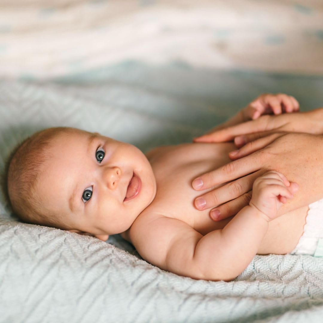 Mambino Organics Baby Arrival Essential Care Gift Set - Organic Baby Care Kit - Vegan & Cruelty-Free 4pc Set - Shampoo, Lotion, Soothing Oil & Balm - Ideal Organic Baby Gift Set for New Moms