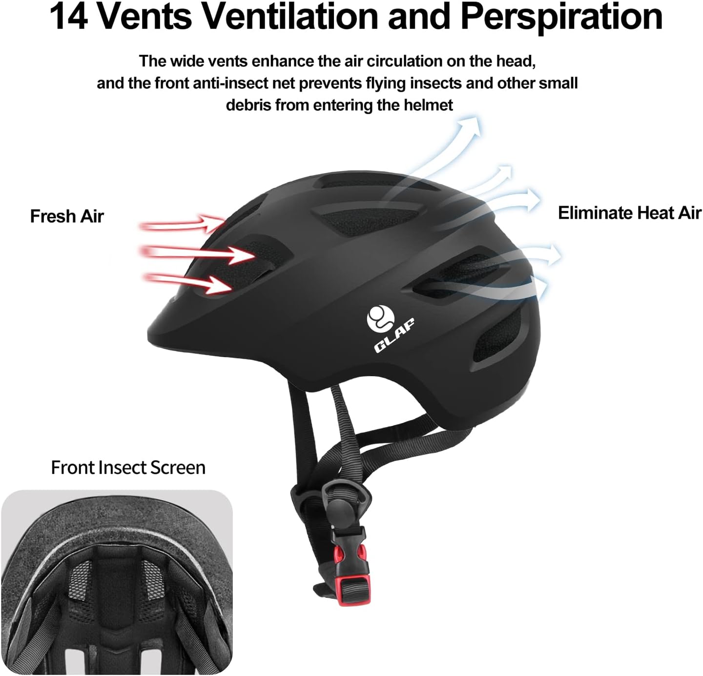 GLAF Baby Bike Helmet Toddler Helmets for 1 Year Old and up Infant Girls Boys Multi Sport Adjustable for Scooter Bicycle Kids Youth Child Skateboard Safety Cycling