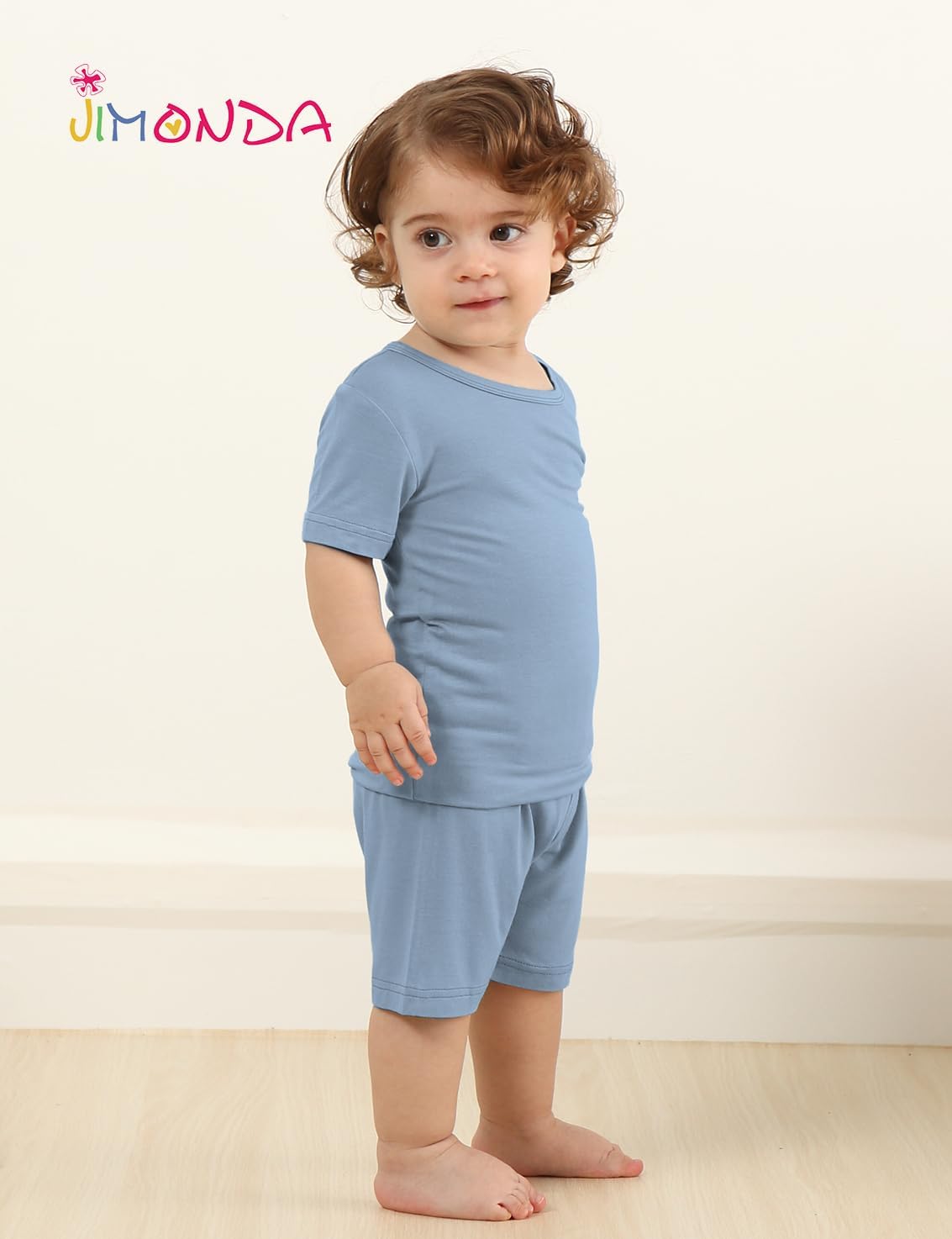 Jimonda Baby Boys Girls Pajama Sets Toddler Sleepwear Cool Jammies 2pcs Viscose from Bamboo PJs 18M-8Y