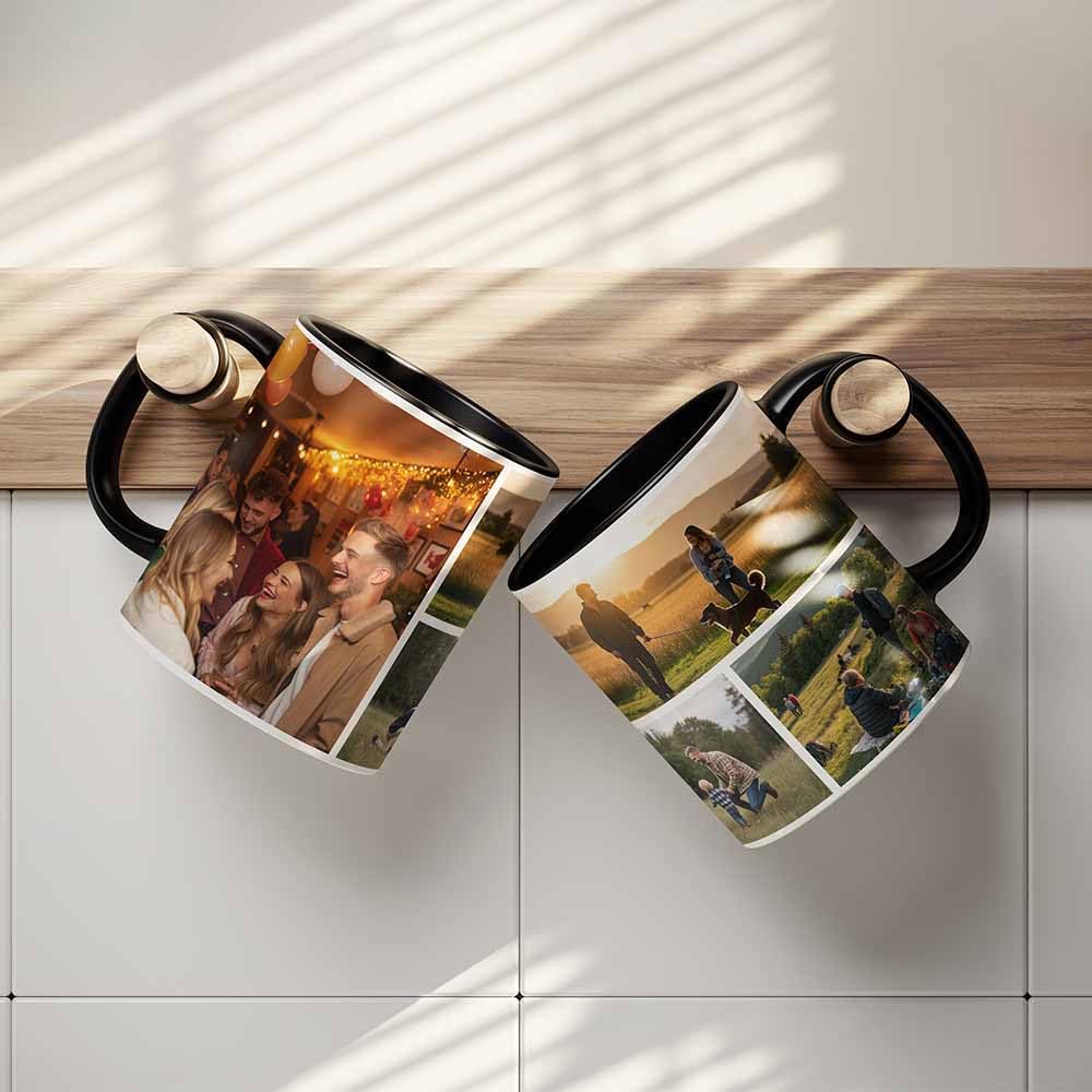 Custom Mug, Customized Photo Coffee Mug Personalized 11 Oz Ceramic Mug with Photo, Taza Personalizadas for Men Women Family