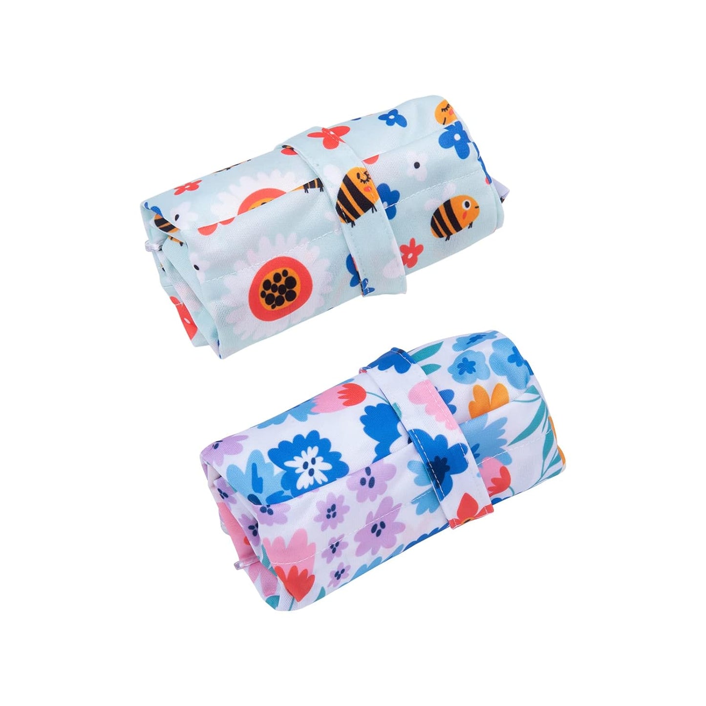 ALVABABY 2pcs Cloth Diaper Wet Dry Bags Waterproof Reusable with Two Zippered Pockets Travel Beach Pool Daycare Soiled Baby Items Yoga Gym Bag for Swimsuits or Wet Clothes LX-YX8688