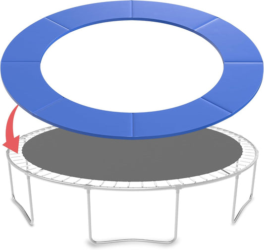 Trampoline Spring Cover, 10ft/12ft/14ft/15ft/16ft Trampoline Replacement Safety Pad, Waterproof Trampoline Accessories Pad for Round Frame