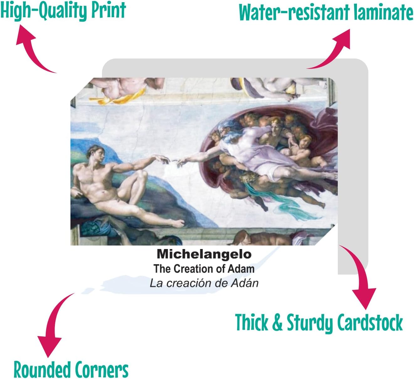 Menique Memory Matching Game – Famous Paintings for Adults & Kids – 70 Cards (35 Pairs) – Bilingual Art Game – Educational & Concentration Activity