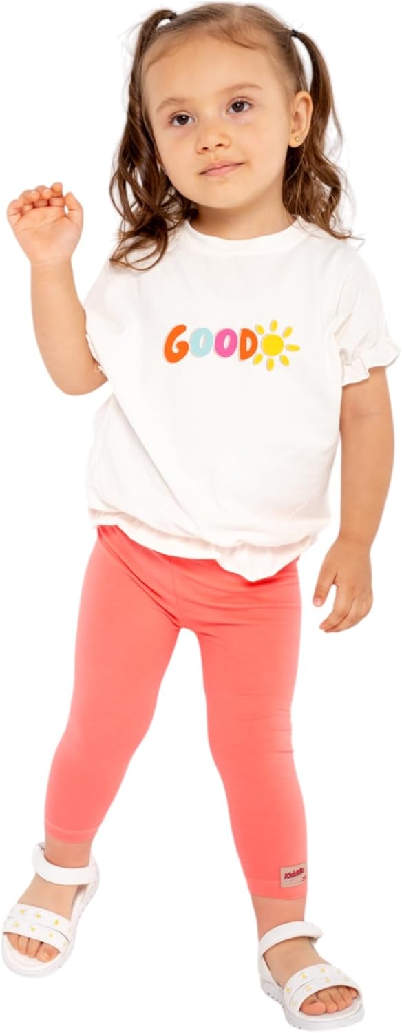 Premium Baby & Toddler Capri Leggings - Soft Cotton Blend, Durable & Perfect for Every Adventure