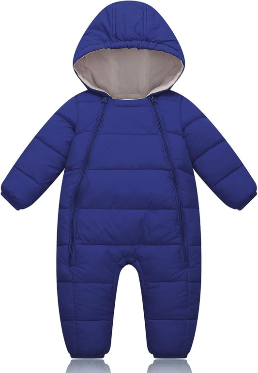 Toddler Snow Suit Baby Snowsuit Infant Boy Winter Coat Girl Puffer Clohtes 0-2T