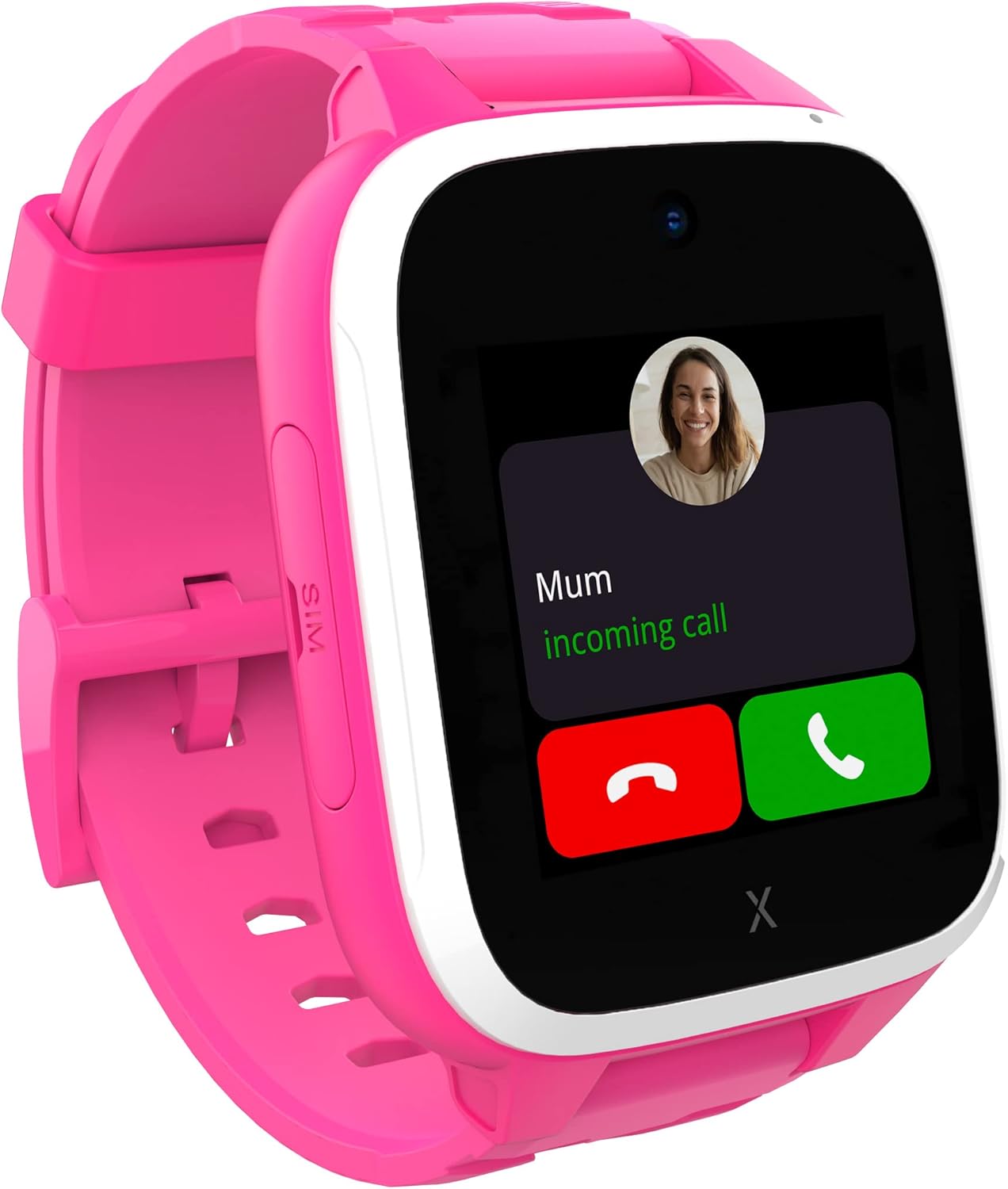 XPLORA XGO 3 - Watch Phone for Children (4G) - Calls, Messages, Kids School Mode, SOS Function, GPS Location, Camera and Pedometer – (Subscription Required) (Pink)