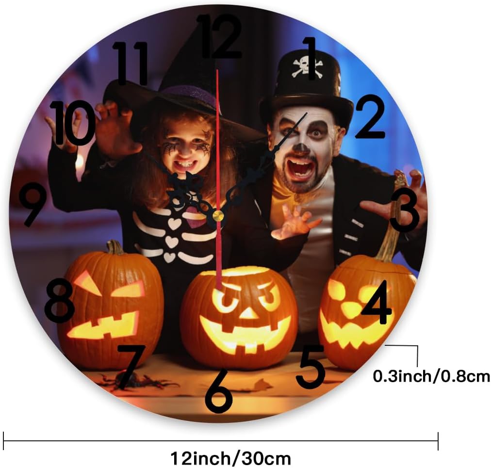 Custom Clocks for Walls Personalized Wall Photo Customized Round Clock for Birthday Wedding Present Creative