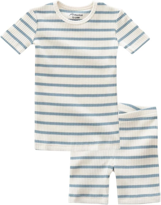 AVAUMA Baby Boys Girls Pajama Set 6M-7T Kids Cute Toddler Snug fit Pjs Cotton Sleepwear