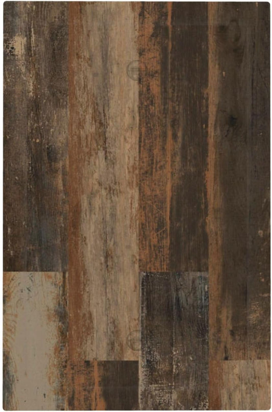 Rustic Brown Wood Grain Dark Oak Light Switch Cover Plate 1 Gang No Device Blank Electrical Wall Plates Faceplate Decorative Switch Plate for Farmhouse Home Decor