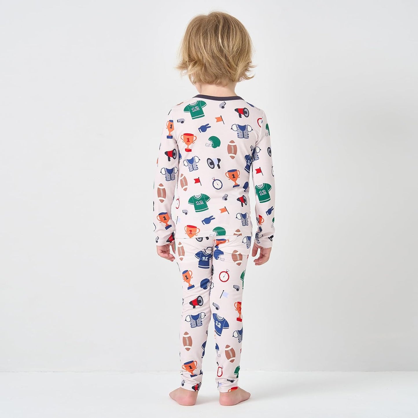 pureborn Baby Viscose From Bamboo Pajamas Set Pjs - Kids Toddler Girl Snug Fit Viscose Sleepwear 2pcs 18M-8Y