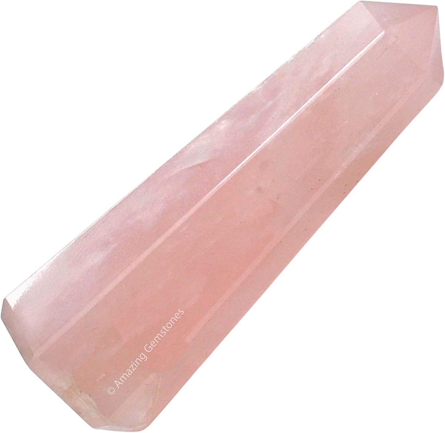 Amazing Gemstone Rose Quartz Crystal Towers - Natural Healing Crystal Point Obelisk for Reiki Healing and Crystal Grid (2 Inch to 3 Inch)