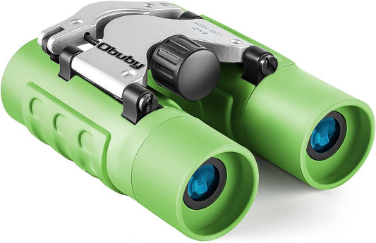 Obuby Real Binoculars for Kids Gifts for 3-12 Years Boys Girls 8x21 High-Resolution Optics Compact Toy Binocular for Bird Watching,Travel, Camping