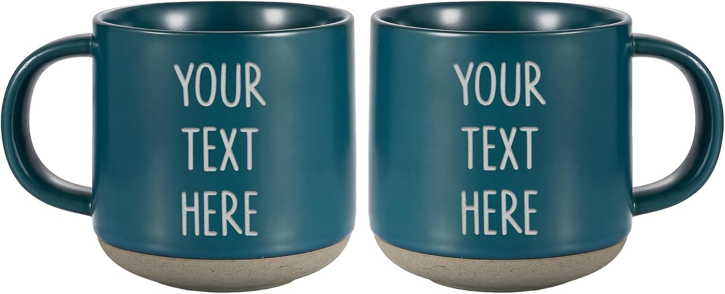 Custom Coffee Mug – Personalized Ceramic Cup with Name – 12 oz Cute Coffee Mugs – Unique Customized Gifts – Design Your Own Customizable Mug – Large Custom Cups for Men & Women