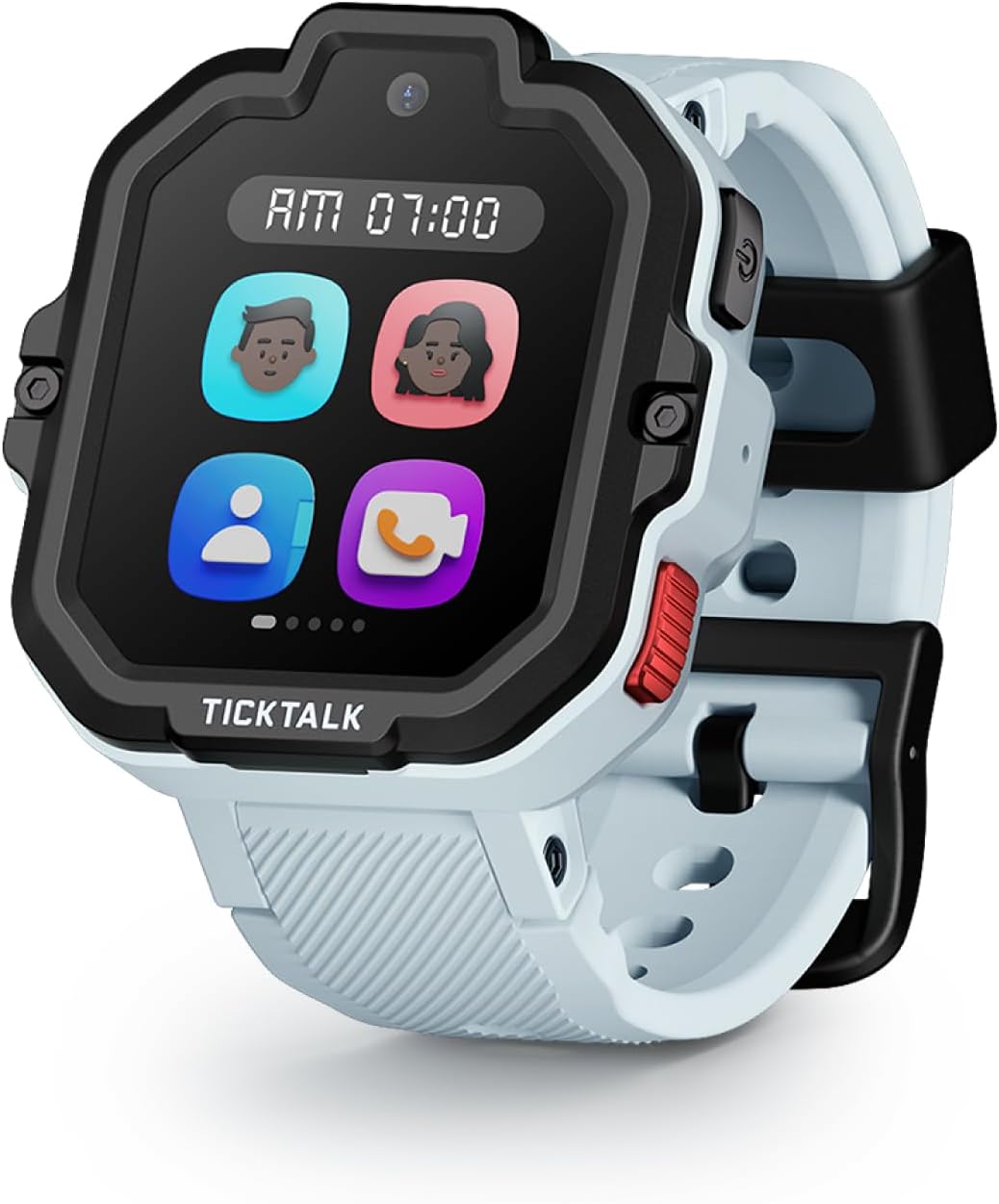 TickTalk 5 - Kids Smart Watch with GPS Tracker, Video Calling, SOS, & Parental Controls | Smartwatch with Free Music, Texting, Kid Phone Call and Text, Boys & Girls - 4G Smart Watch for Kids 3-12