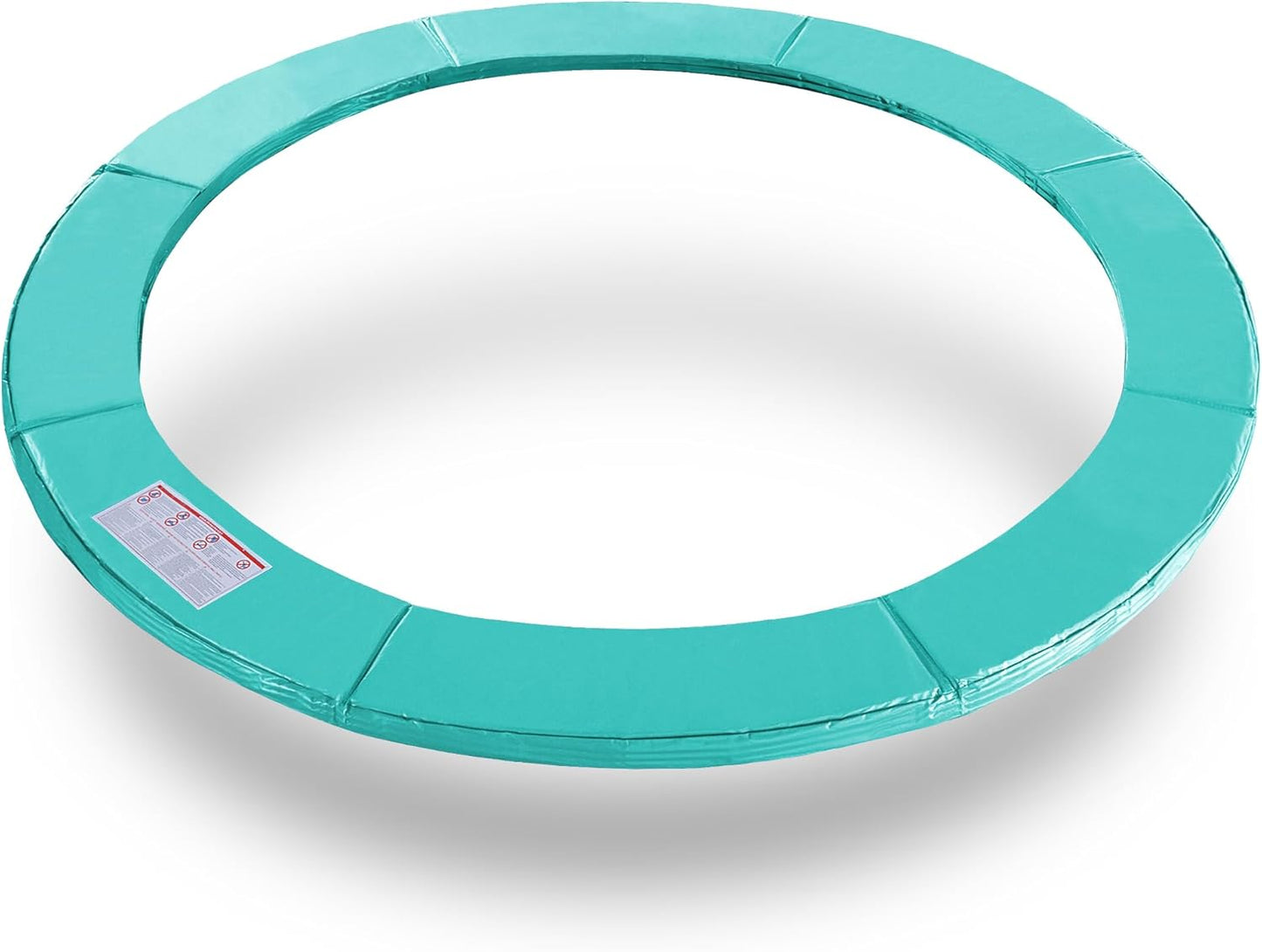 ExacMe Trampoline Pad Replacement 16 15 14 13 12 10 8 Foot, Waterproof Safety Spring Cover Round Frame Pad, No Hole for Pole