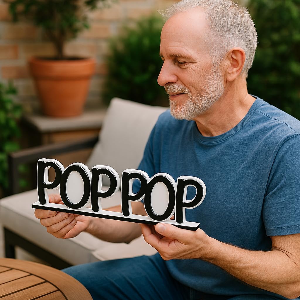 Gift for PopPop, Picture frame for Grandpa, Grandpa picture frame, Pop Pop picture frame, Gift for new papa, Grandparent photo frame (PopPop)