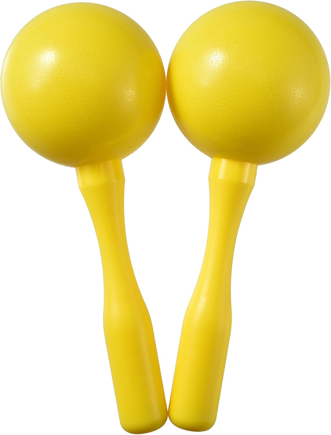 Maracas for Kids Adults, 8 Inch, Set of 2, Yellow