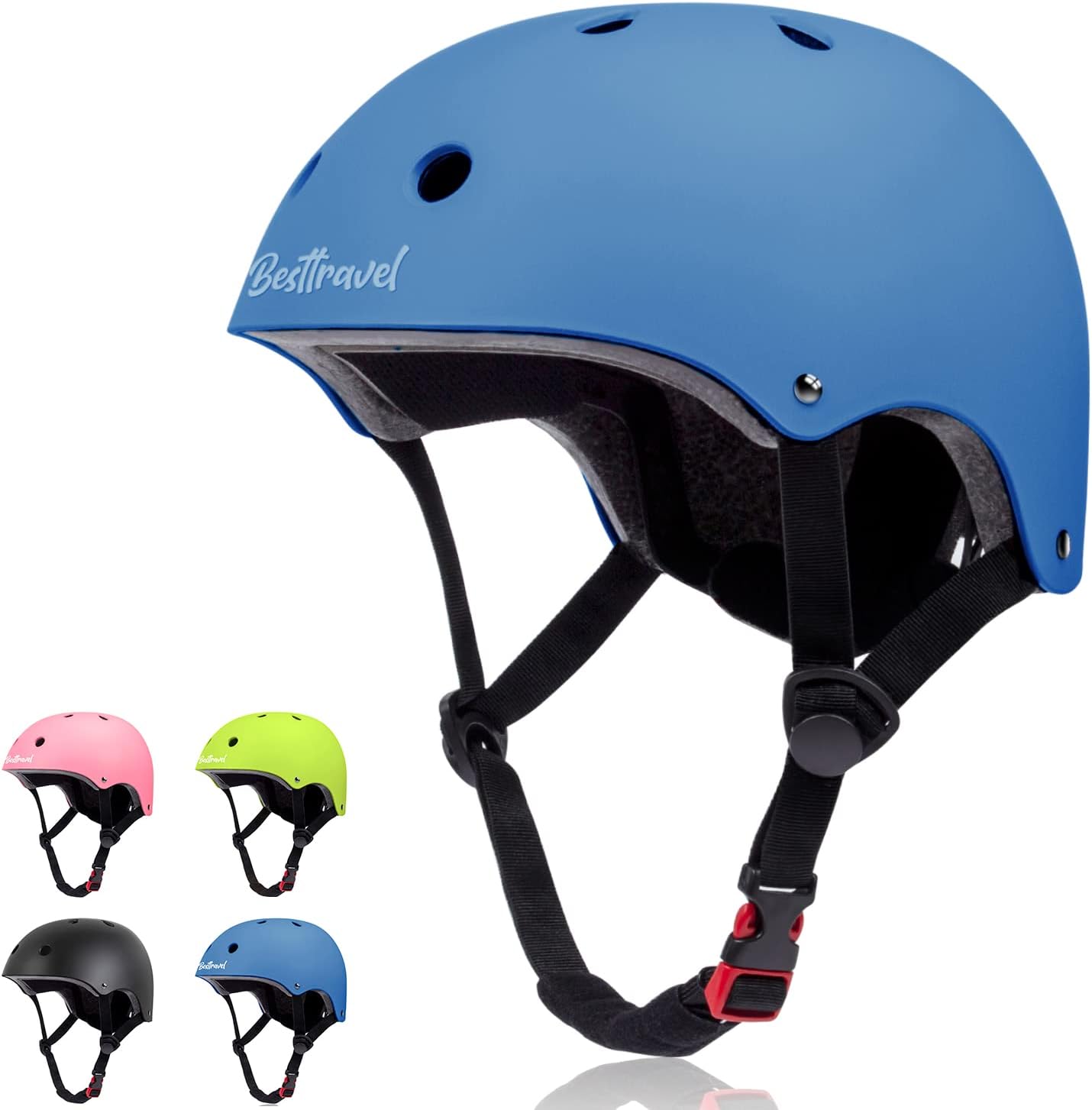 Kids Helmet, Toddler Adjustable Kids Ages 3-8 Years Old Boys Girls Multi-Sports Safety