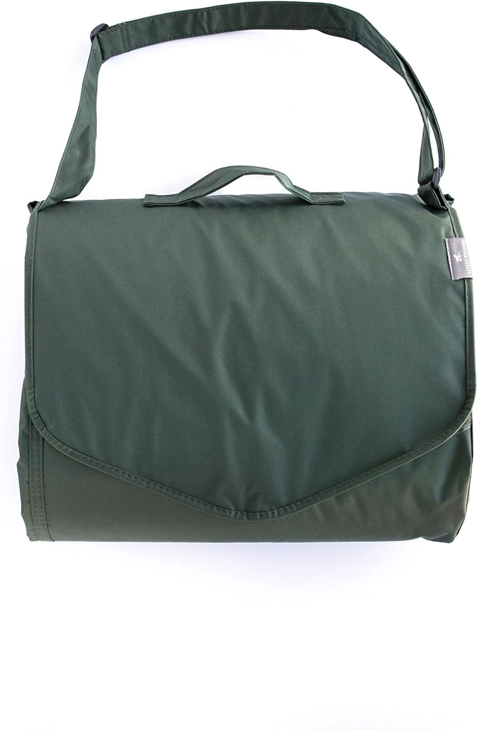 Little Unicorn 5'x10' XL Outdoor Family Picnic & Beach Blanket | Durable & Water-Resistant Fabric | Compact Fold & Easily Wipes Clean | Zipper Pocket (Primrose Patch)