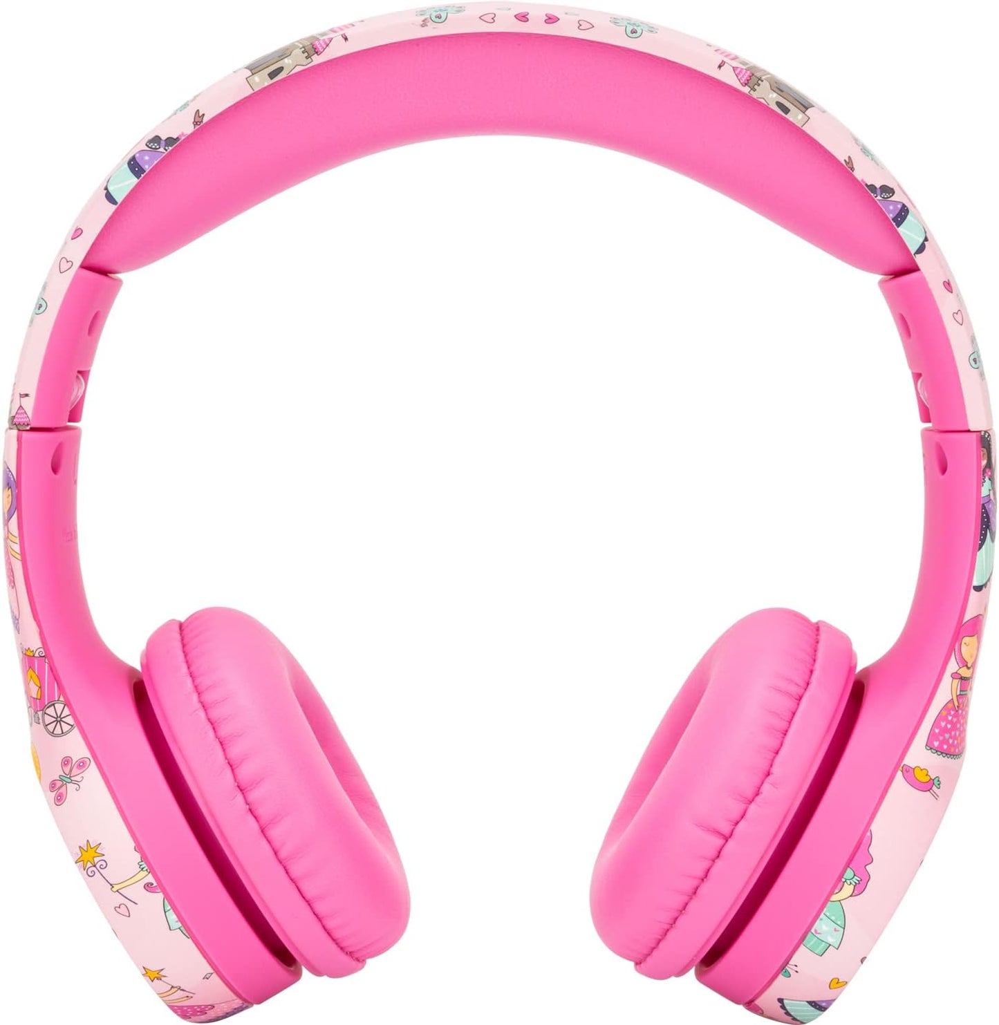 Snug Play+ Kids Headphones – Volume Limited 93dB for Safe Listening – Foldable, Durable Headphones for Toddlers, Boys & Girls – Tangle-Free Cord – Ideal for Travel, School, Tablets - Princess