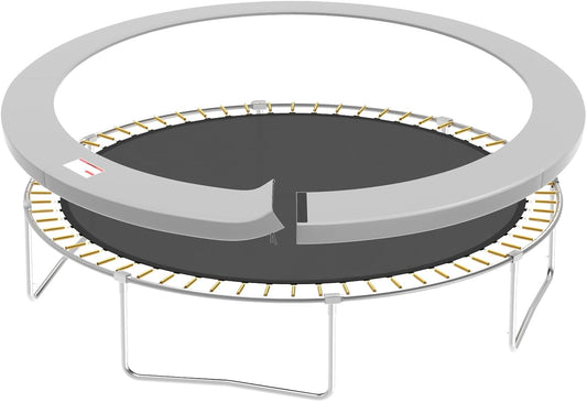Trampoline Spring Cover, 10ft/12ft/14ft/15ft/16ft Trampoline Replacement Safety Pad, Waterproof Trampoline Accessories Pad for Round Frame