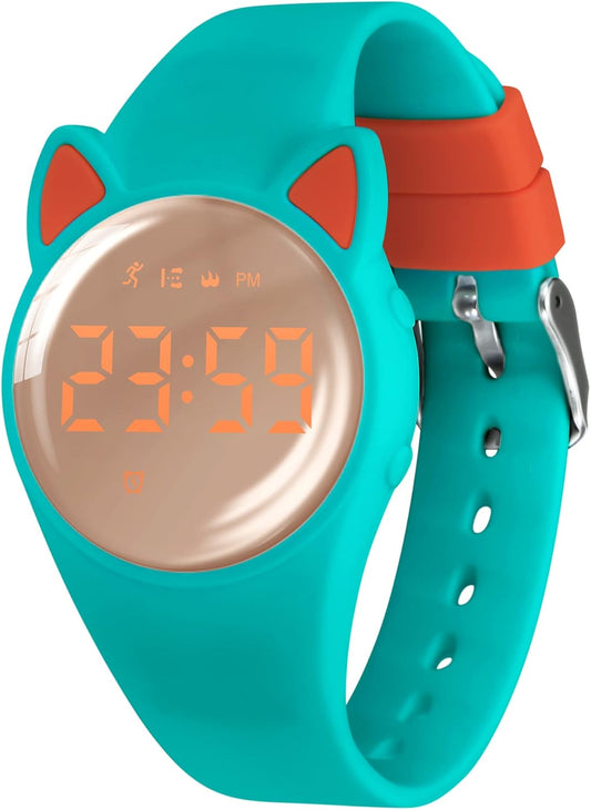 Kids Watches for Girls Boys Digital Sport Watch with Step Counter Pedometer Vibration Alarm Clock, No App Waterproof Fitness Tracker Kids Watch Boys Girls Teens Students Ages 5-16
