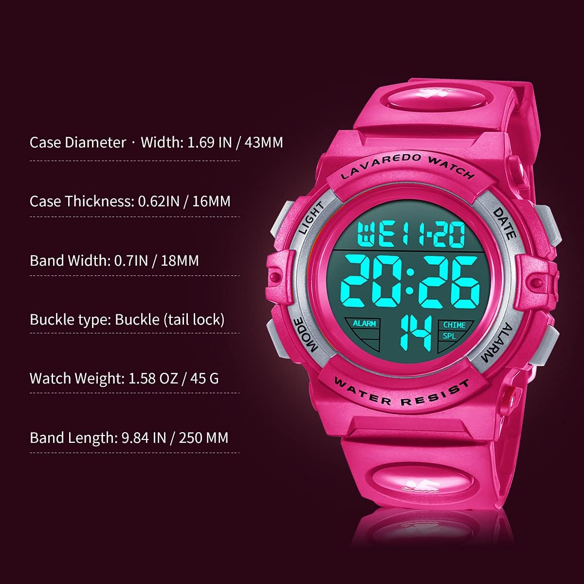 Kids Watch,Boys Watch for 3-15 Year Old Boys,Digital Sport Outdoor Multifunctional Chronograph LED 50 M Waterproof Alarm Calendar Analog Watch for Children with Silicone Band,Kids Gift