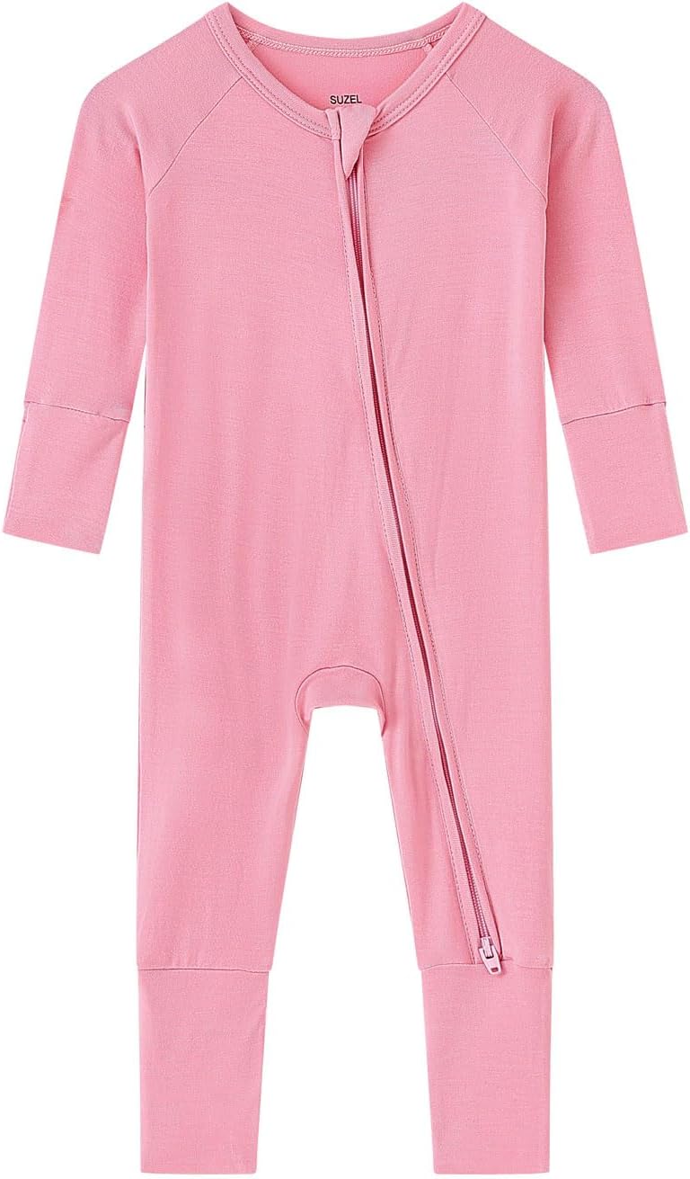 Baby Viscose from Bamboo Footless Pajamas Boys Girls Zippy Pjs Sleep 'N Play Romper - 0-24 Months