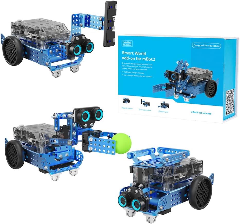 Makeblock Smart World 3-in-1 Add-on Pack for mBot2 Programmable Robot Car Toy