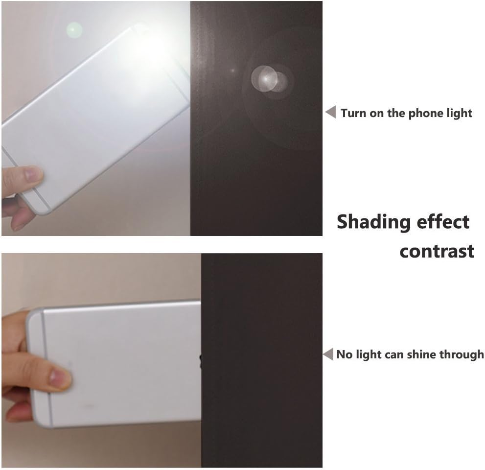 NICETOWN 100% Blackout Curtains 45 inches Length, 2 Thick Layers Completely Blackout Window Treatment Thermal Insulated Lined Drapes for Basement Window (Brown, 1 Pair, 52 inches Width Each Panel)