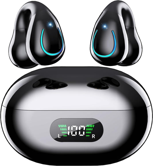 AI Translation Earbuds Real Time 144 Languages 60H Playtime Translator Ear Buds Audifonos Traductores Inglés Español Wireless Earphones Bluetooth Headphones for Travel Business Meeting