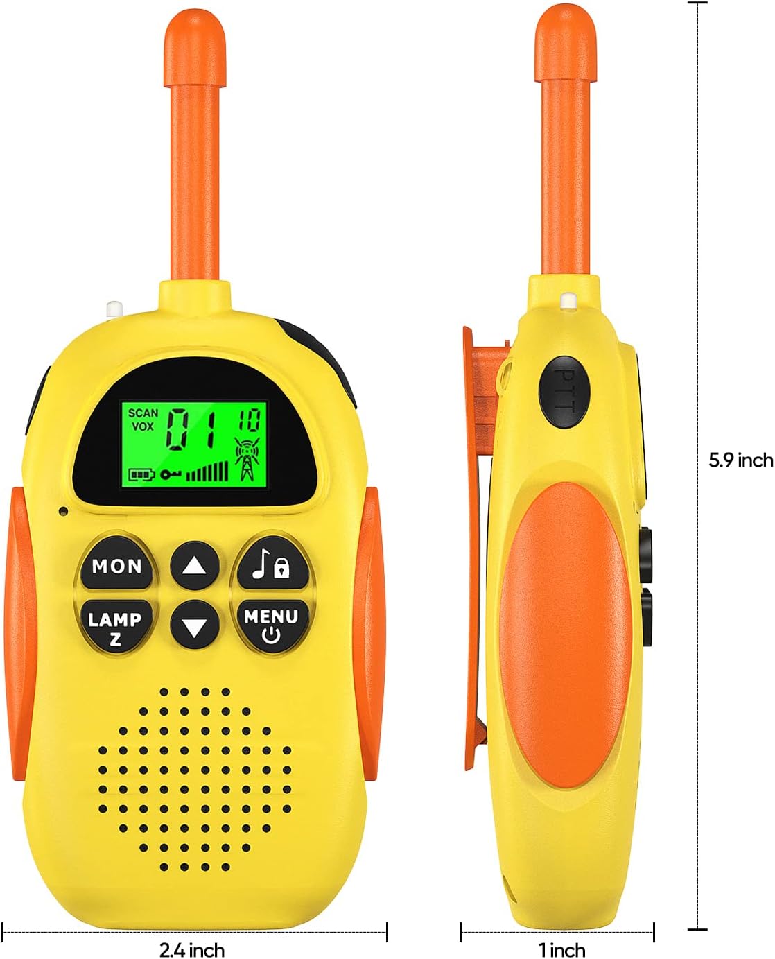 Walkie Talkies for Kids Rechargeable 3 Pack Walkie Talkies, Long Range 22 Channels 2 Way Radio Kids Birthday Toy Gift for 3-12 Year Old Boys Girls Outdoor Adventures Camping Hiking