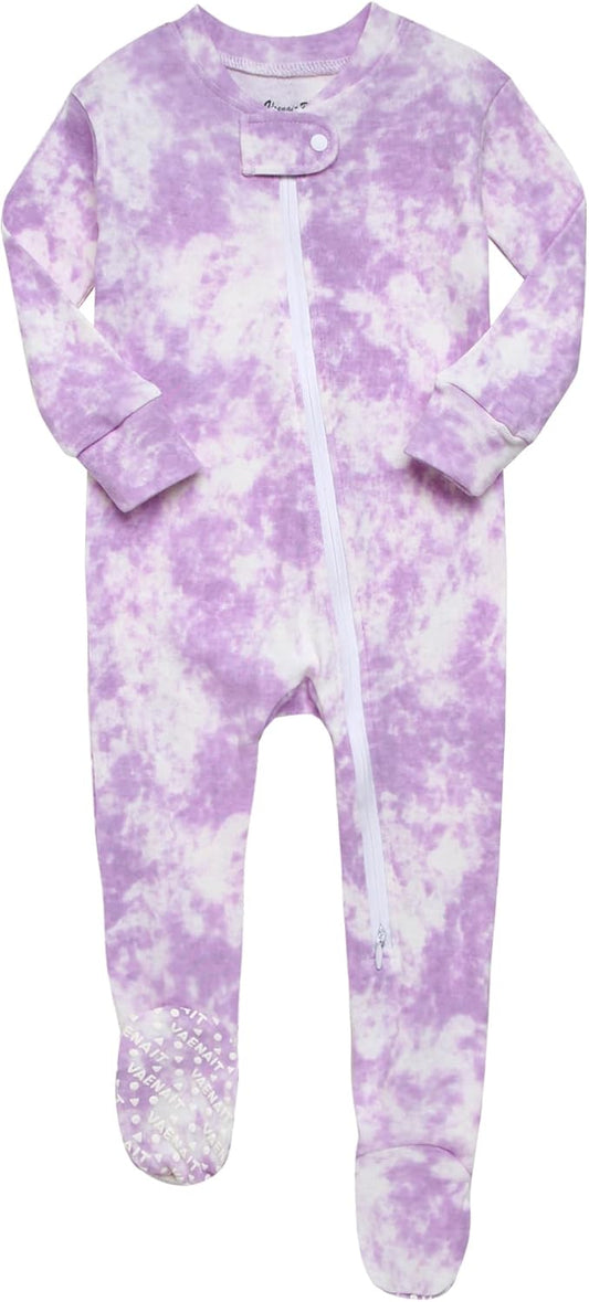 VAENAIT BABY Infant Toddler Boys Girls Footed Pajamas One-PIece Romper Sleep and Play 0M-2T
