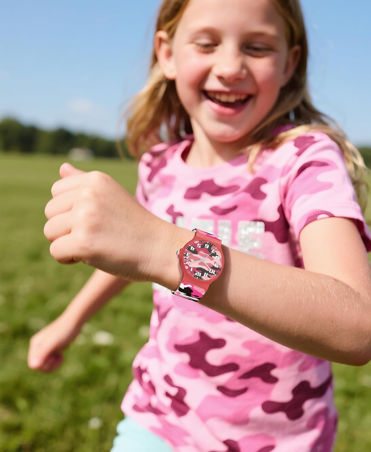 Kids Analog Watch Boys Girls, 30M Waterproof, Sports Watch for Boys, Easy to Read Children's Thin Dial Wrist Watches with Soft Band, for Ages 5-15 Kids Great Birthday Gifts Christmas Day