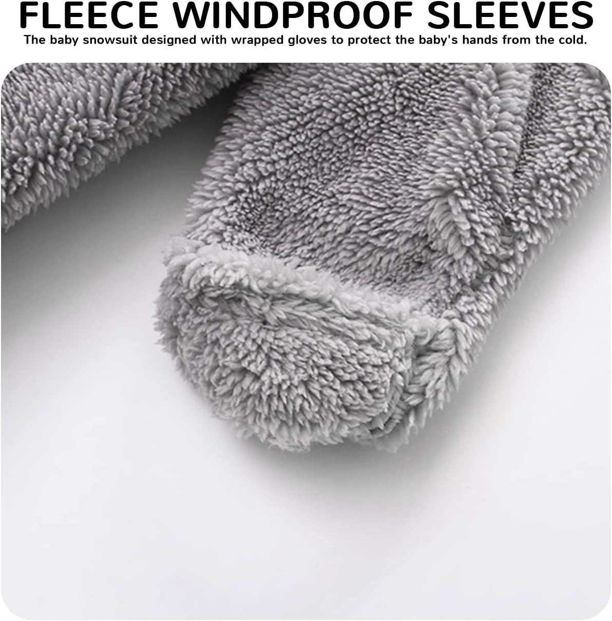 Baby Boy Girl Snowsuit Winter Warm Clothes Coat Infant Jumpsuit Toddler Outfit