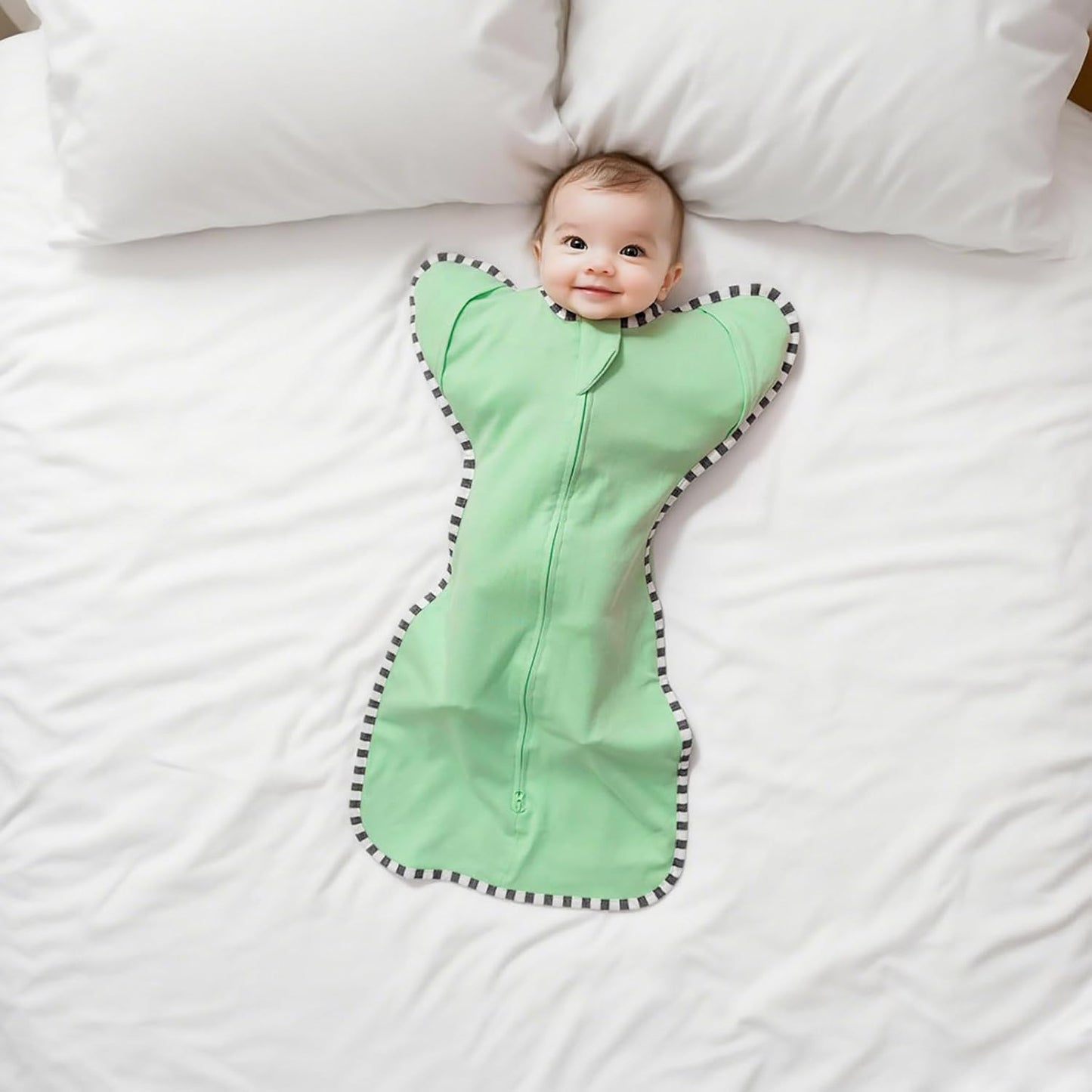 Baby Transition Swaddle 2-Pack, Newborn Sleep Sack, Arms Up Design (Arms In/Out), Infant Swaddle for Boys Girls