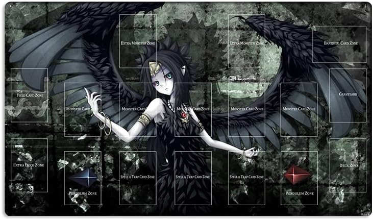 New Mlikemat Playmat Fabled Grimro TCG CCG OCG Trading Card Game Mat with Zones + Free Bag (ZD014-83-A)