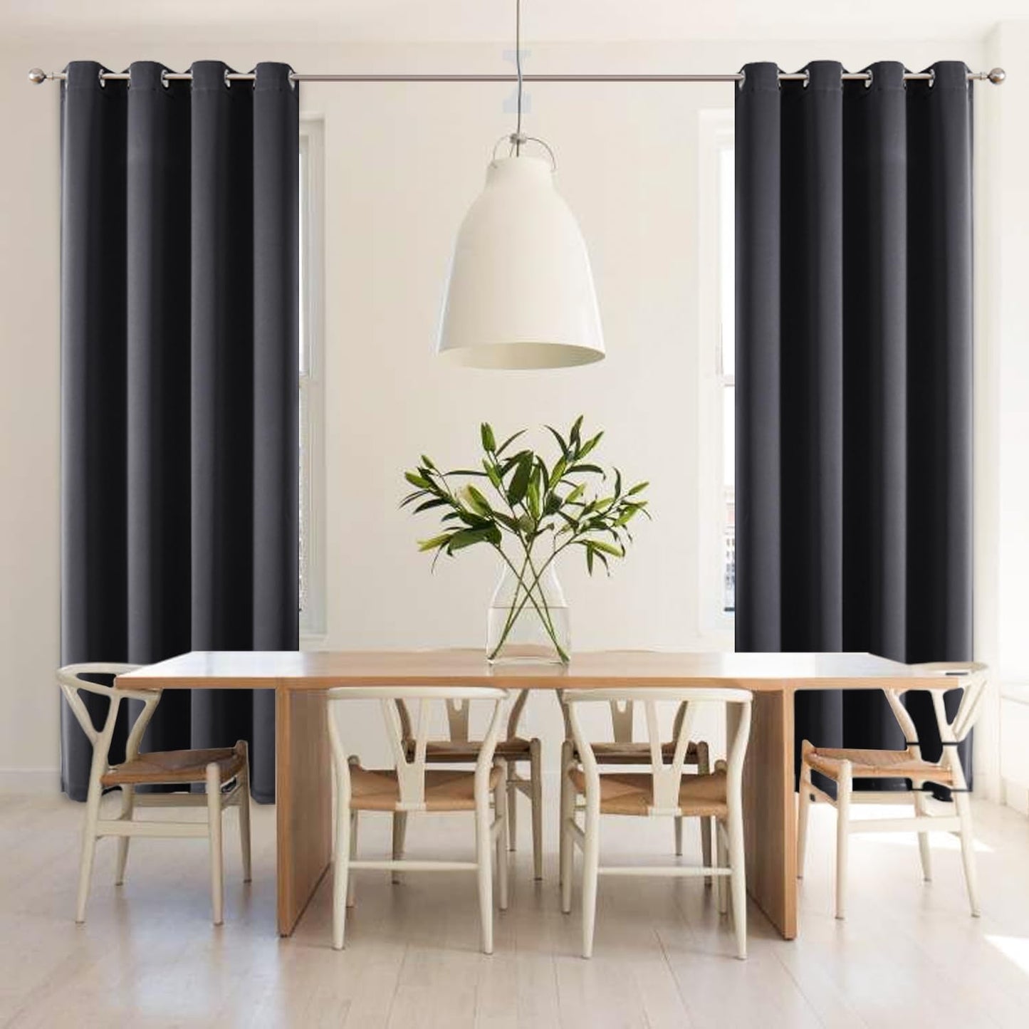ChrisDowa Custom Blackout Curtain for Bedroom and Living Room. Thermal Insulated Room Darkening Curtain 1 Panel (Custom Size and Color)
