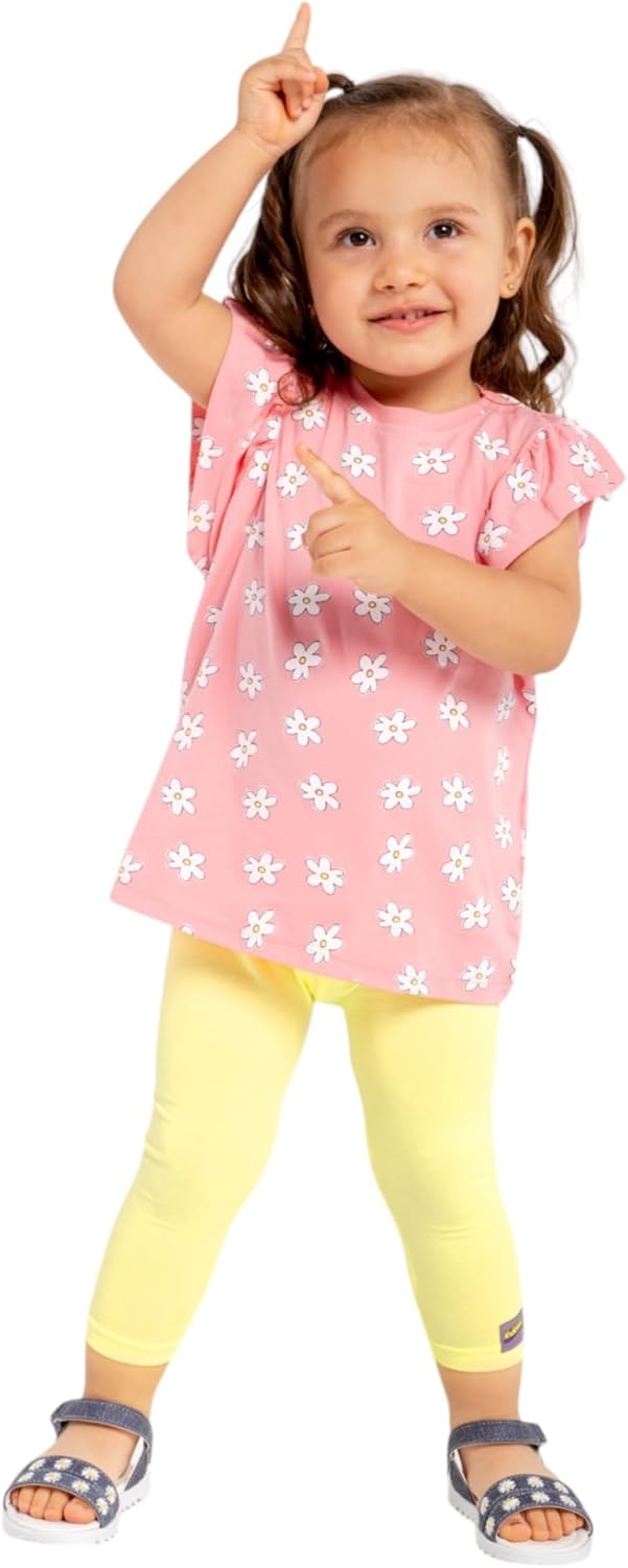 Premium Baby & Toddler Capri Leggings - Soft Cotton Blend, Durable & Perfect for Every Adventure