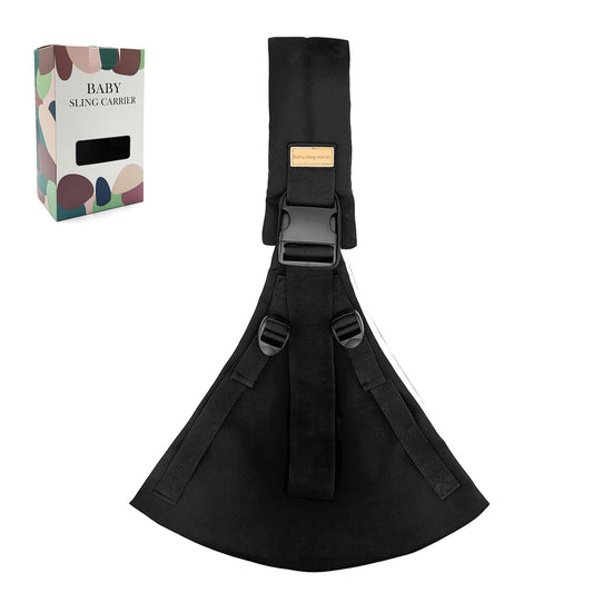 Baby Sling Carrier 2025 Baby Carrier Newborn to Toddler Sling Lightweight Baby Carrier Sling with Adjustable Straps Toddler Carrier Baby Wrap Sling for 10-30 lbs(Black)