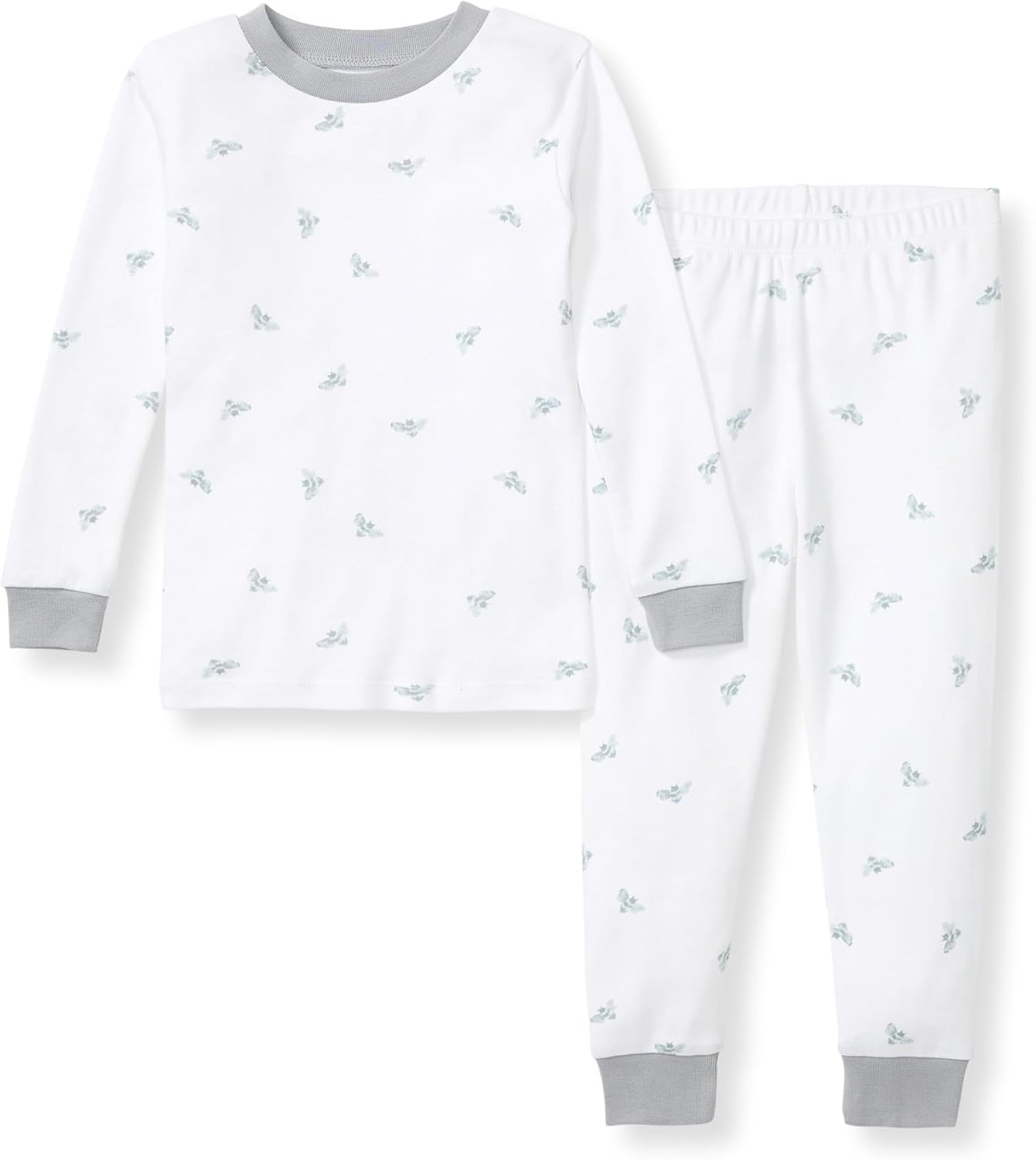 Burt's Bees Baby Boys' 2-Piece Long Sleeve Tee and Pants Organic Cotton Pajama Set
