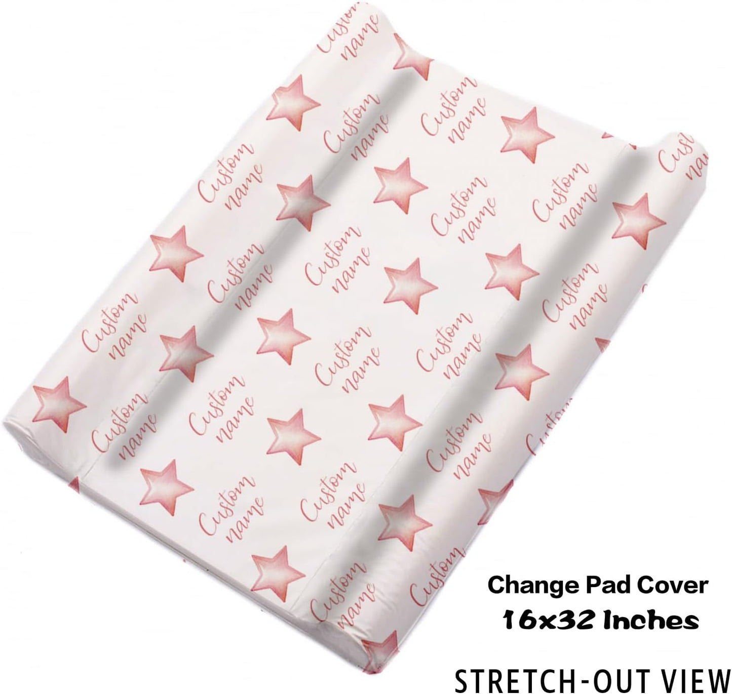 Custom Nursery Crib Bedding Set: Personalized Name 4 Piece Starry Sky Elephant Design Baby Crib Sets for Girls - Toddler Double Layer Blanket Set, Comfortable Crib Bed Sheets for Baby Toddlers