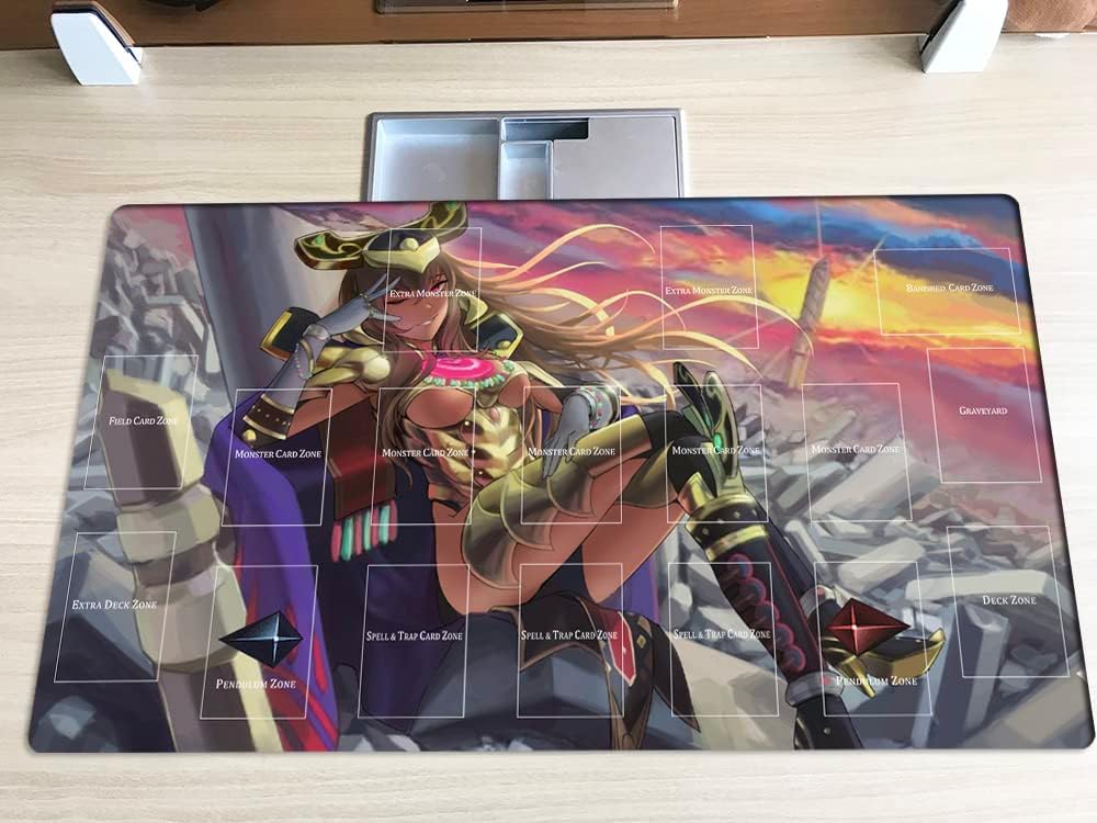 New Mlikemat Playmat Eldlich The Golden Lord TCG CCG OCG Trading Card Game Mat with Zones + Free Bag (ZD039-461-A)