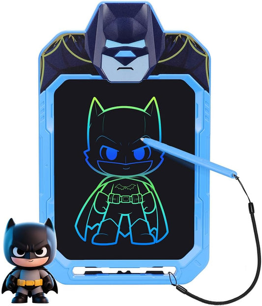 LCD Writing Tablet for Kids 10 Inch Bat Hero for Toddler 2 3 4 5 6 - Paint, Doodle Board, Drawing Pad - Travel Toys, Road Trip Car Activities, Birthday Christmas Gift Boys & Man