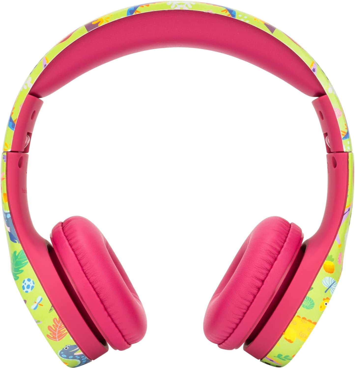 Snug Play+ Kids Headphones – Volume Limited 93dB for Safe Listening – Foldable, Durable Headphones for Toddlers, Boys & Girls – Tangle-Free Cord – Ideal for Travel, School, Tablets - Dinosaurs