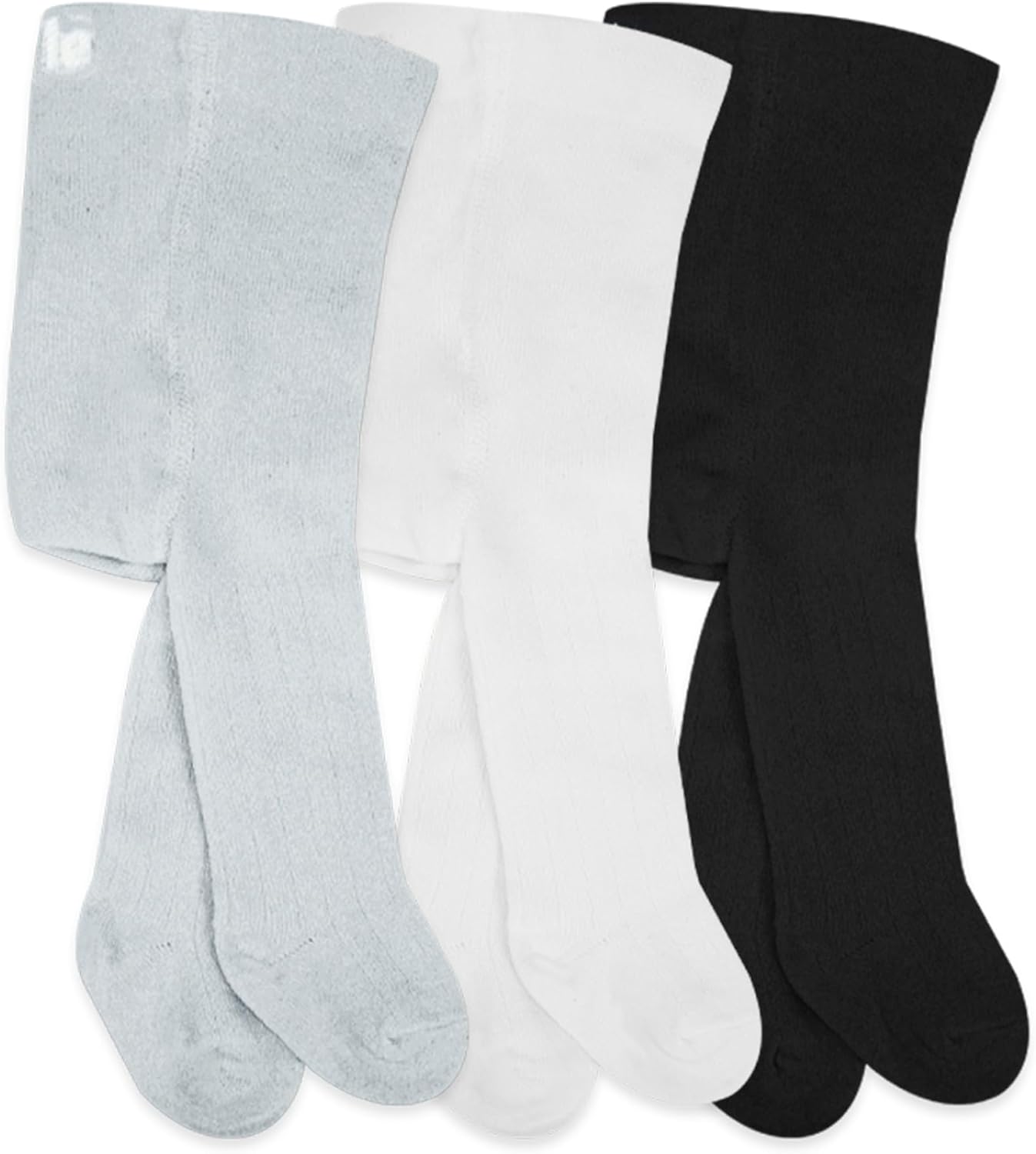 bistyle Baby Girls Tights Thick Leggings Soft | Warm Organic Cotton Stockings Pantyhose | Newborn Infant Toddler 3 Pack