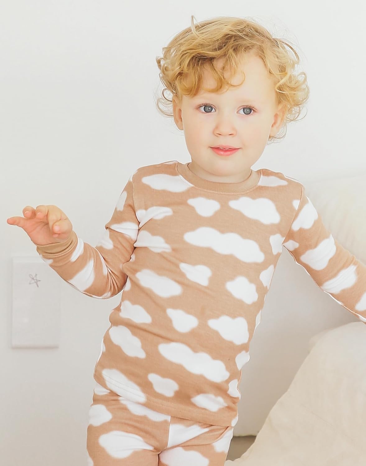 VAENAIT BABY 6M-12Y Kids Unisex Girls & Boys Soft Comfy Modal Tencel Sleepwear Pajamas 2pcs or 4pcs Set