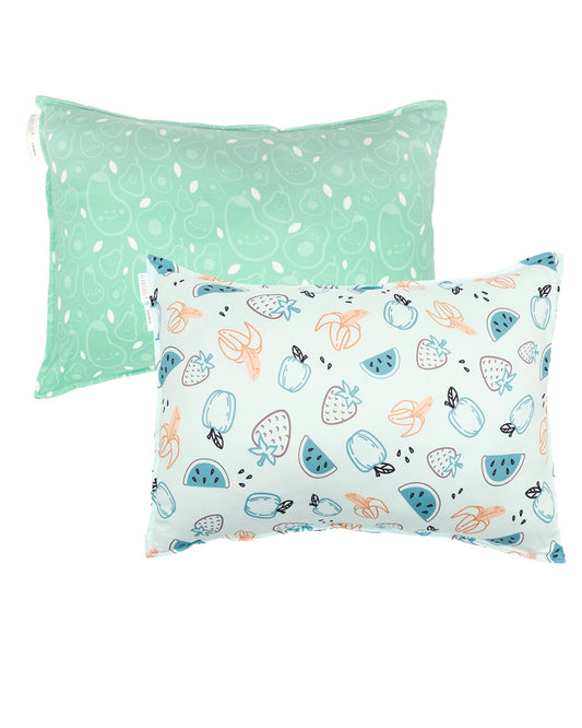 ALVABABY Toddler Pillowcases Stretchy Soft Kids Pillow Cover 2 Pack Fit 13"x 18" or 12"x16" Envelope for Girl Boy Sleepy Travel 2TPE33A