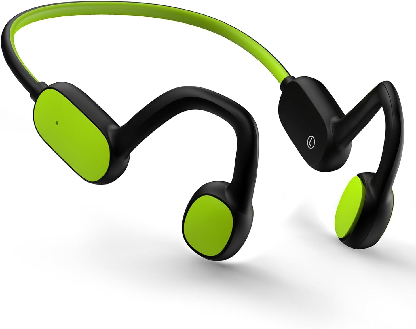 Kids Headphones, Bluetooth 5.2 Air Conduction Open Ear Headphones, 85dB Volume Limiting-Green