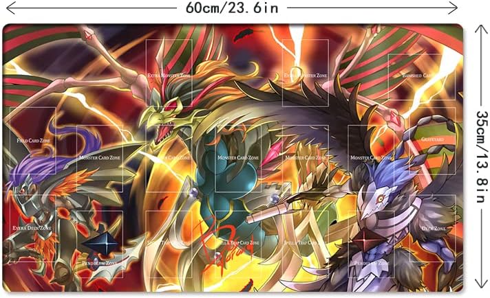 New Mlikemat Playmat Blackwing TCG CCG OCG Trading Card Game Mat with Zones + Free Bag (ZD039-975-A)